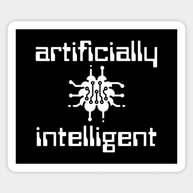 Artificially Intelligent Sticker by rojakdesigns